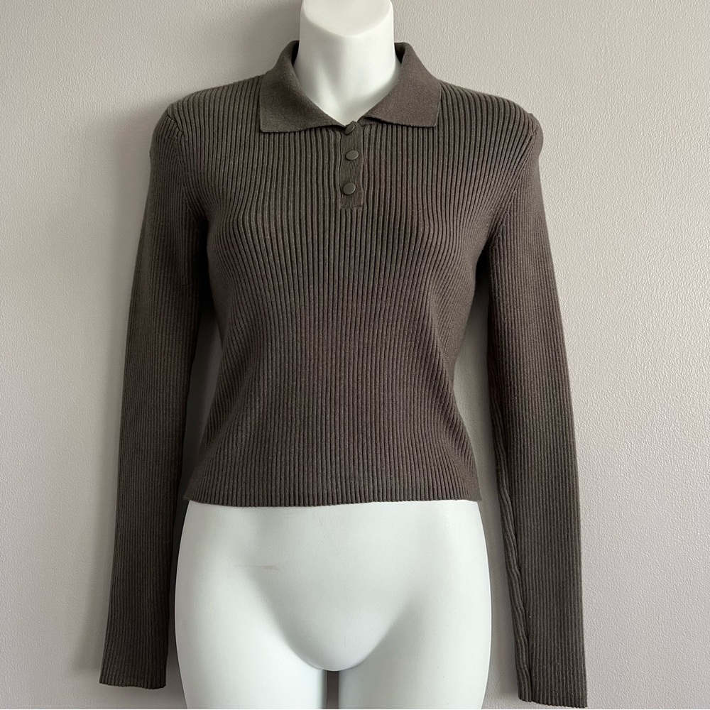 ZARA | COLLARED LONG SLEEVE